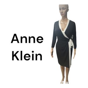 $25! Today Only! Anne Klein Faux Wrap Style Dress
